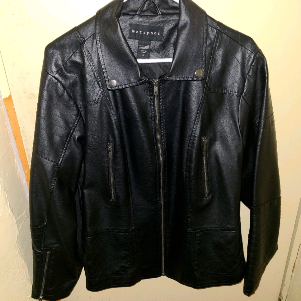 Black Pleather Jacket